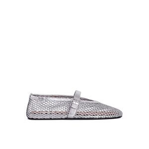 Alaia Women Laminated Mesh Ballerinas